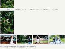 Tablet Screenshot of petermangels.com
